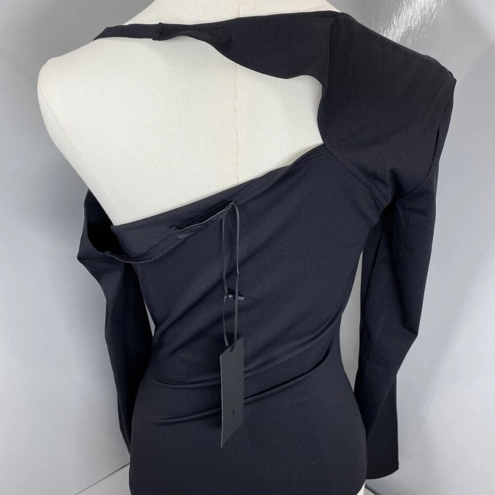 Heliot Emil Women’s Invariable Strappy Long-Sleeve Top – Black – Size M - Picture 7 of 9